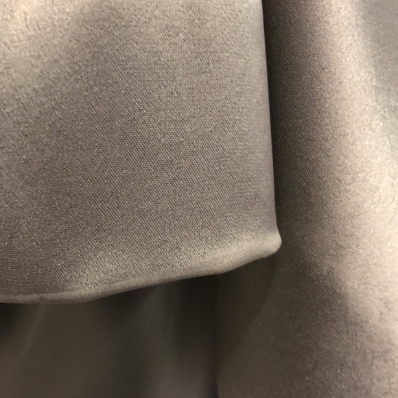 St. John Grey Liquid Satin Trousers - Picture 7 of 10